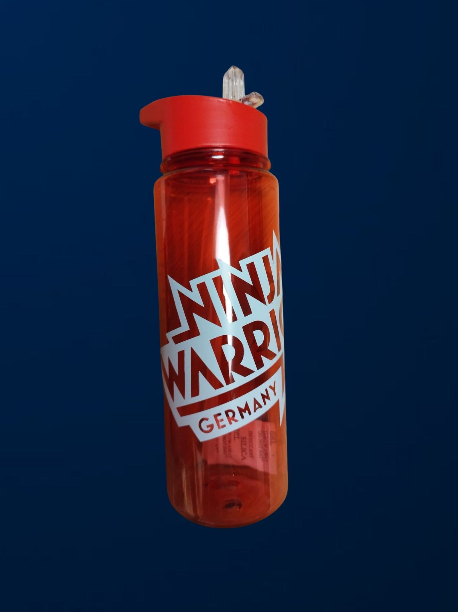 Ninja Warrior Plastikflasche - rot