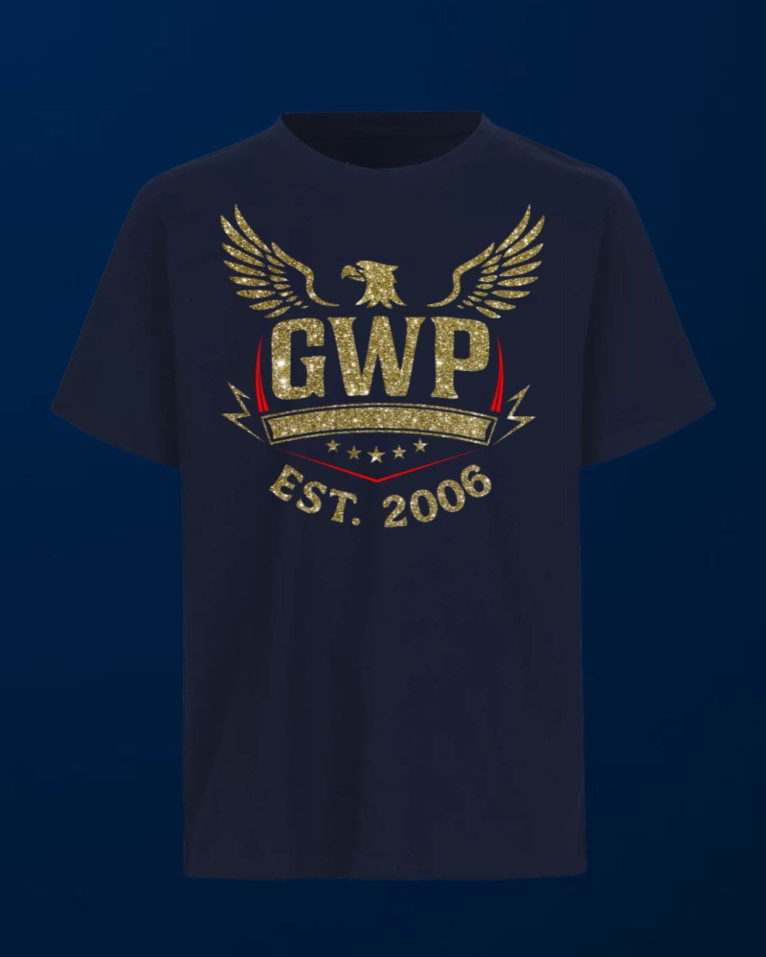 GWP T-Shirt GWP Adler - Gold - navyblau