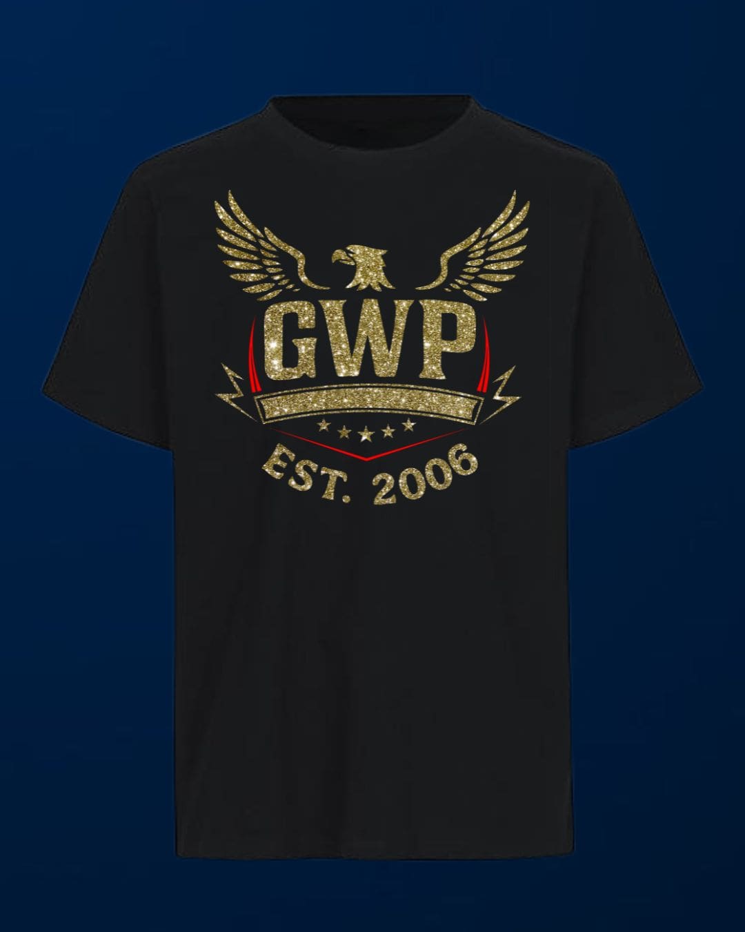 GWP T-Shirt GWP Adler - Gold - schwarz